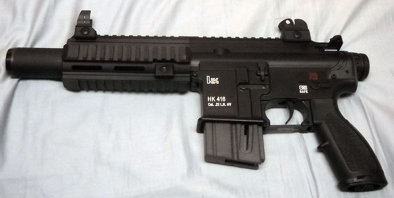 Walther HK416, left side